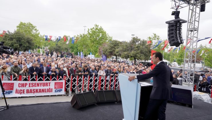 İmamoğlu: Milletimiz Kanal İstanbul denen beton projesine ‘bay bay’ dedi