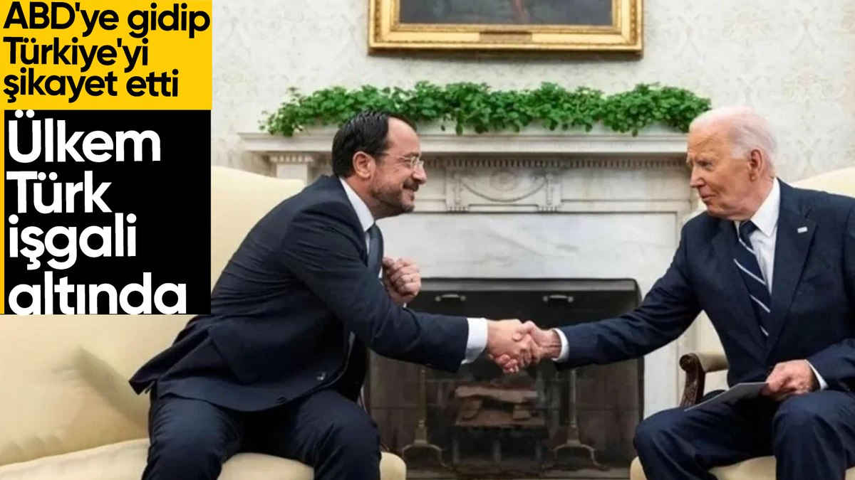 Biden’dan 28 yıl sonra bir ilk: Nikos Hristodulidis Türkiye’yi şikayet etti! “Ülkem Türk işgali altında”