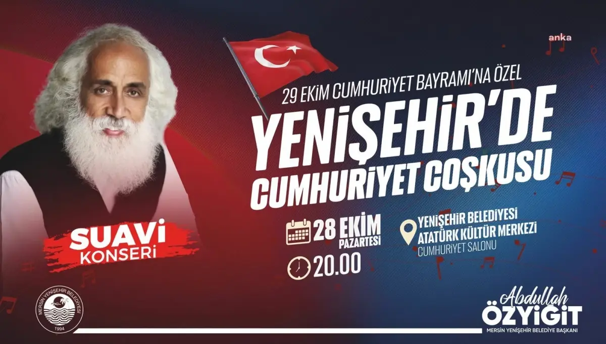 Mersin’de 29 Ekim Cumhuriyet Bayramı Kutlamaları