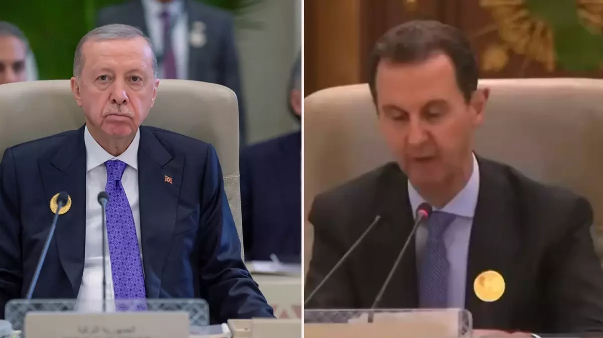 Erdoğan, Beşar Esad konuşmaya başlayınca salonu terk etti