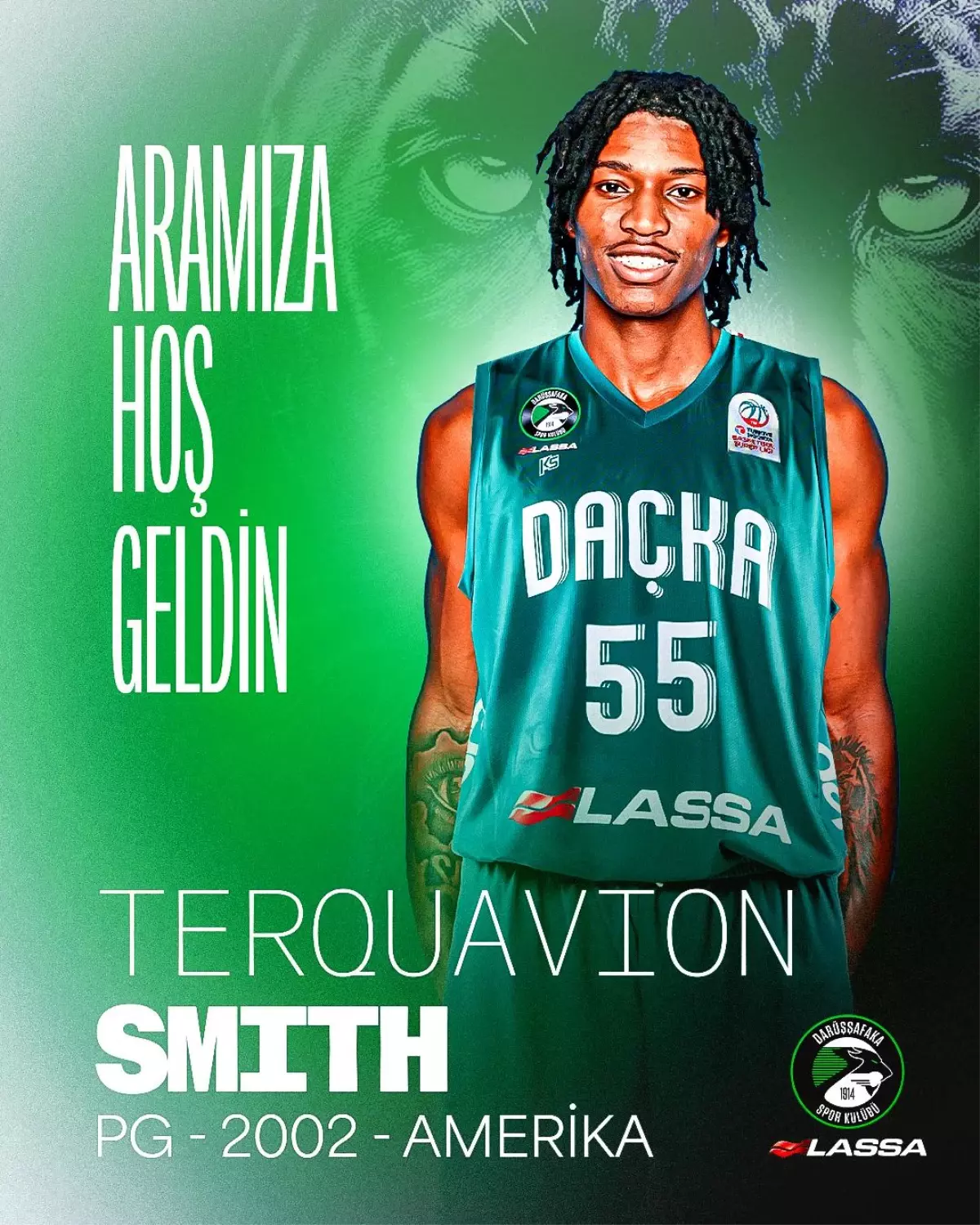 Darüşşafaka, Terquavion Smith’i Kadrosuna Kattı
