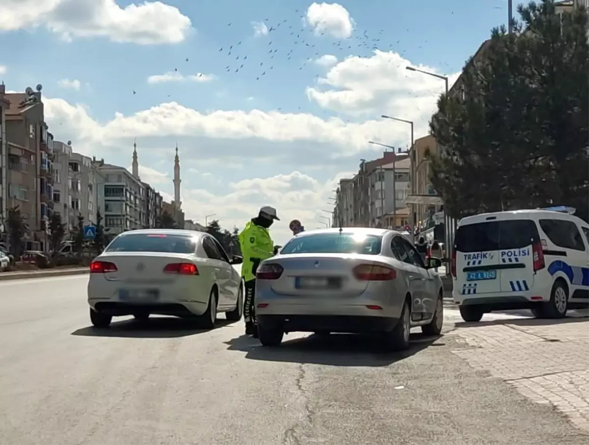 Kulu’da Dronlu Trafik Denetimi