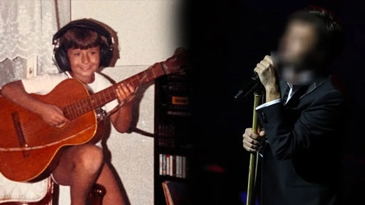 Elinde gitarıyla bu küçük erkek çocuğunu tanıdınız mı? Doğum gününde hayranlarına sürpriz yaptı: Şarkılar iyi ki var!
